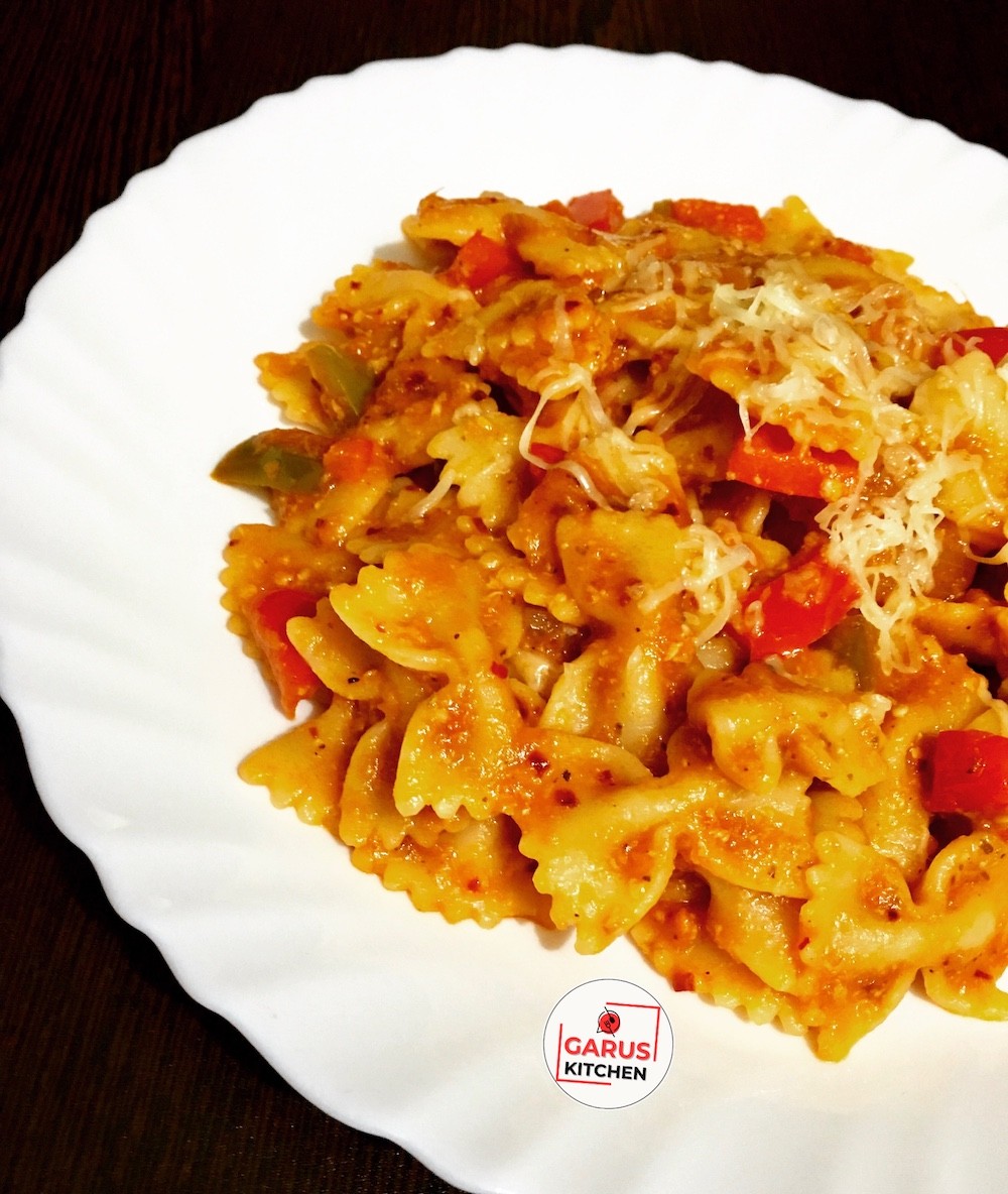 Red Sauce Pasta Recipe | Pasta in Red Sauce recipe