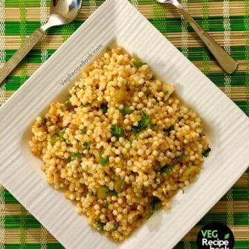 Sabudana Khichdi Recipe | Sago Khichdi Recipe | How to make Sabudana Khichdi for Navratri Fasting Vrat Upvas