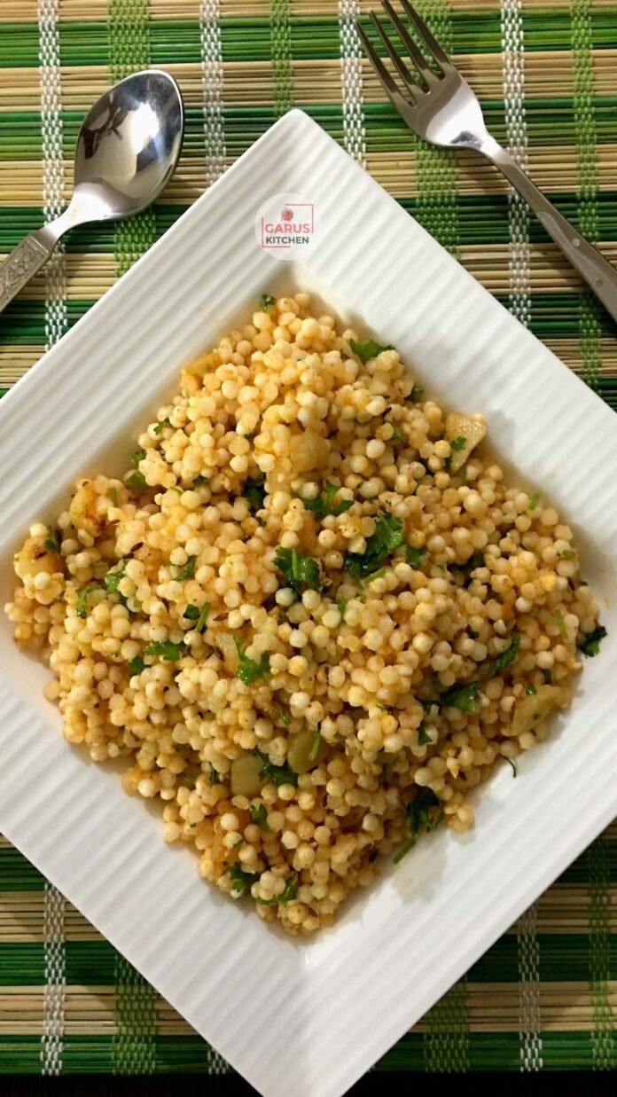 Sabudana Khichdi Recipe | Sago Khichdi Recipe | How to make Sabudana Khichdi