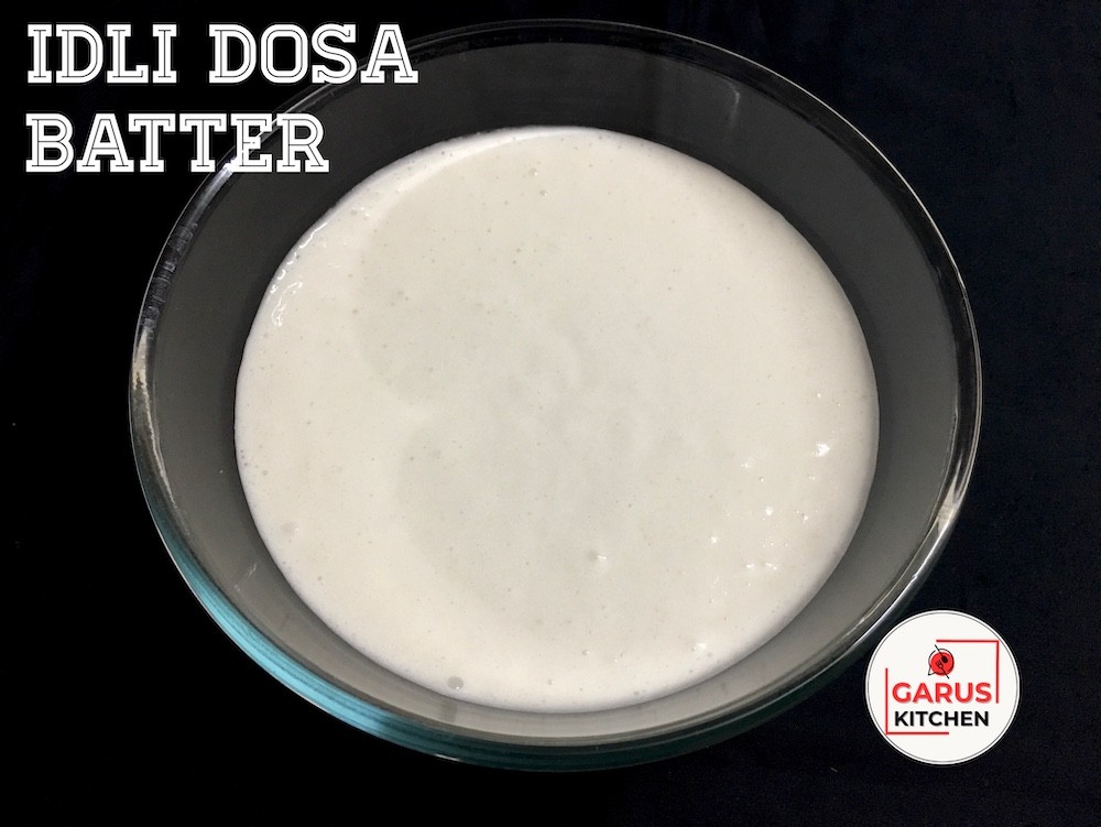 dosa idli batter recipe