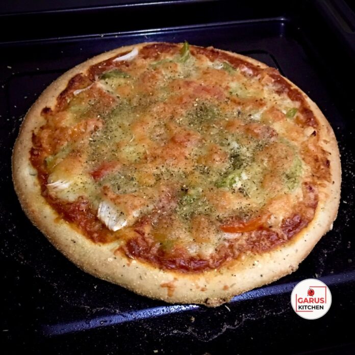 Dominos Veg Pizza Recipe | How to make Veg Pizza at Home | Vegetable Pizza Recipe