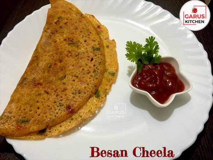 Besan Cheela Recipe | Besan Chilla Recipe for weight loss