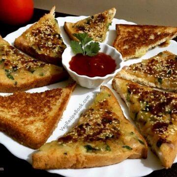 Crispy Potato Toast Recipe | Potato Sandwich Recipe | Quick Teatime Snacks Recipe