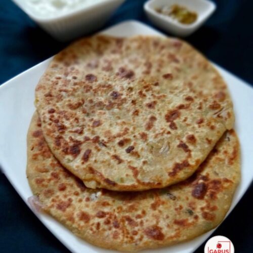 Aloo Pyaaz Paratha Recipe | Flatbread stuffed with potato and onions | How to make aloo paratha - Dhaba style