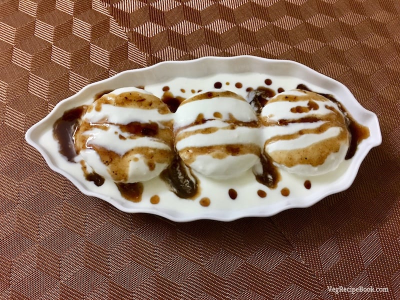 bread dahi vada recipe | instant dahi vada recipe | bread dahi bhalle recipe