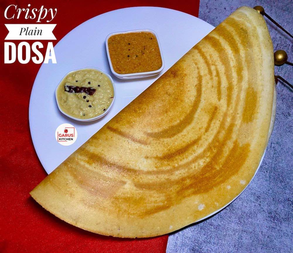 Restaurant-style Plain Dosa Recipe | Paper Dosa Recipe