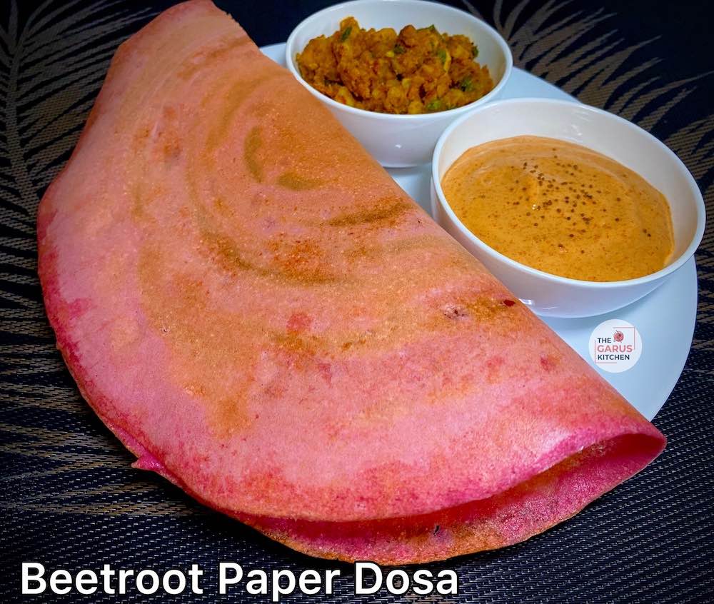 Beetroot Dosa Recipe | Pink Dosa Recipe