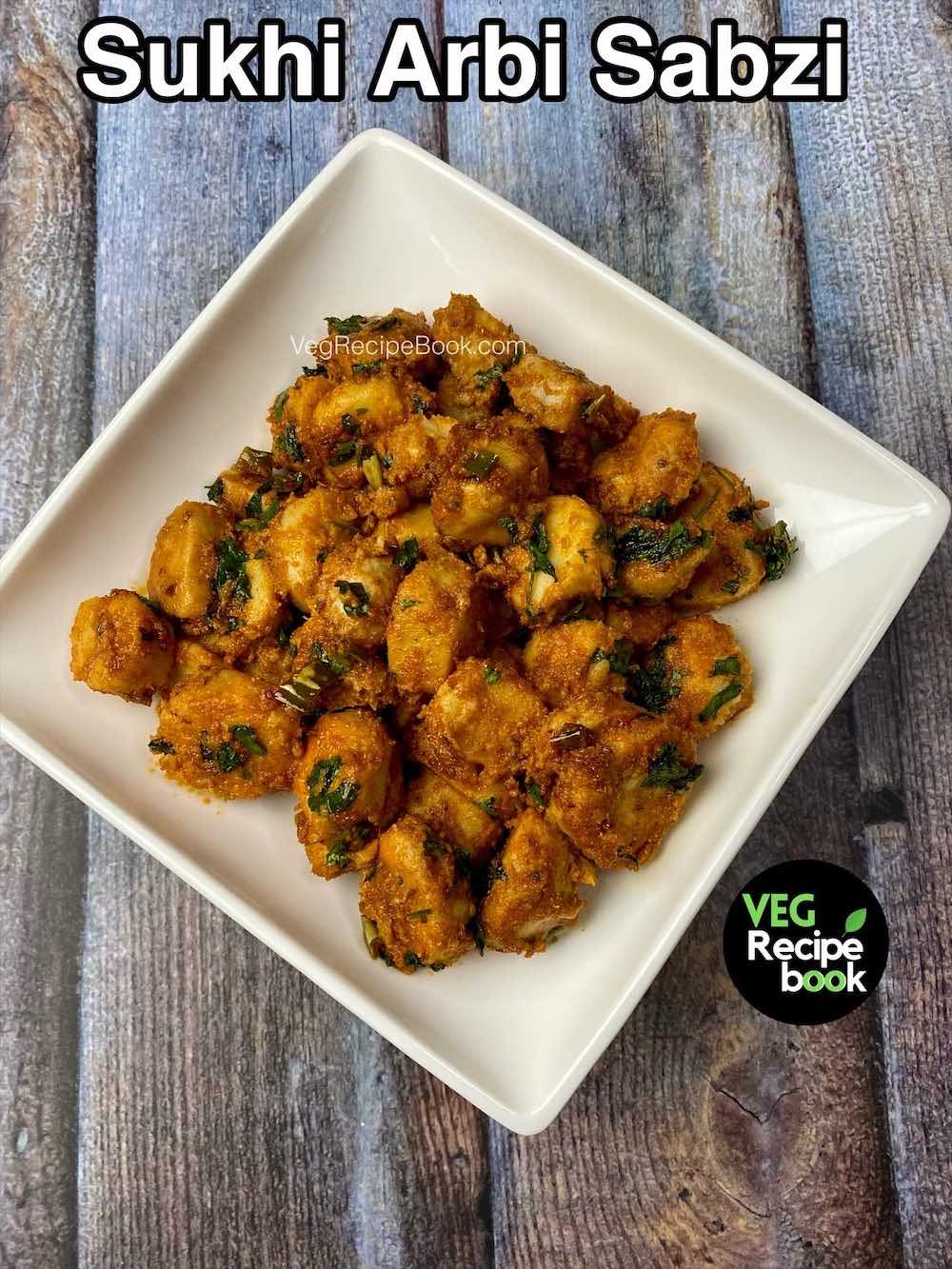 Sukhi Arbi Sabzi Recipe for Navratri upvas | Arbi Masala - TGK