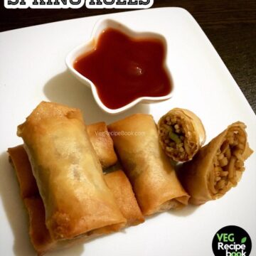 Noodles Spring Roll Recipe | Vegetable Spring Rolls with Noodles | Veg Noodles Spring Roll Recipe