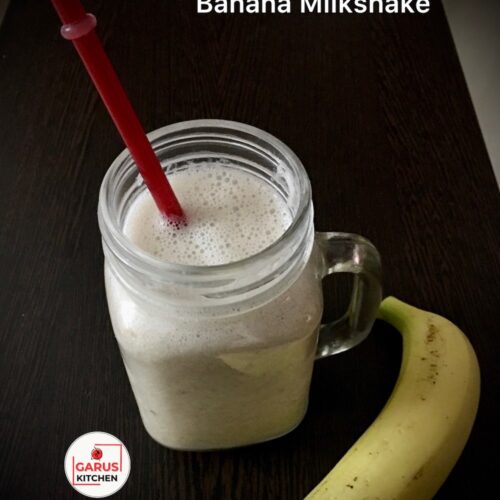 Banana Milkshake Recipe (Without Ice Cream) | Healthy Banana Shake Recipe