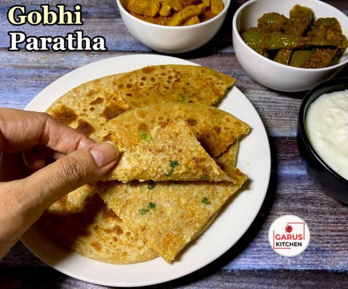 Gobhi Paratha Recipe | How to make Gobi Paratha | Cauliflower Paratha Recipe
