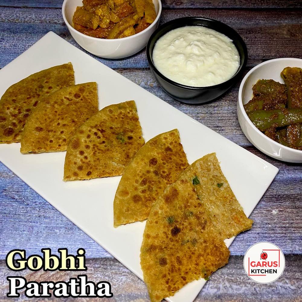 Gobhi Paratha Recipe | How to make Gobi Paratha | Cauliflower Paratha Recipe