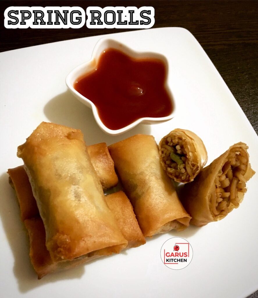 Noodles Spring Roll Recipe | Vegetable Spring Rolls with Noodles