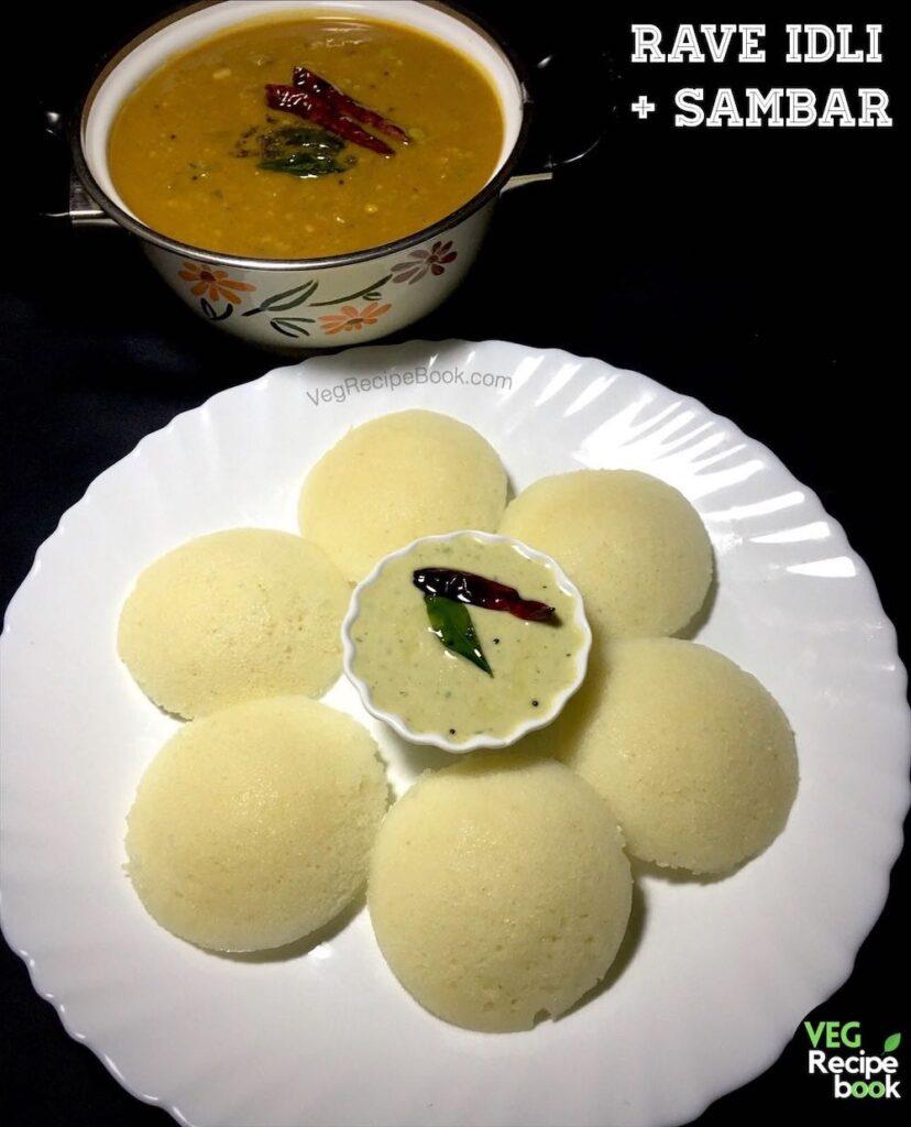 Rava Idli Recipe | Sooji Idli Recipe | Semolina Idli Recipe | How to make soft and spongy idli