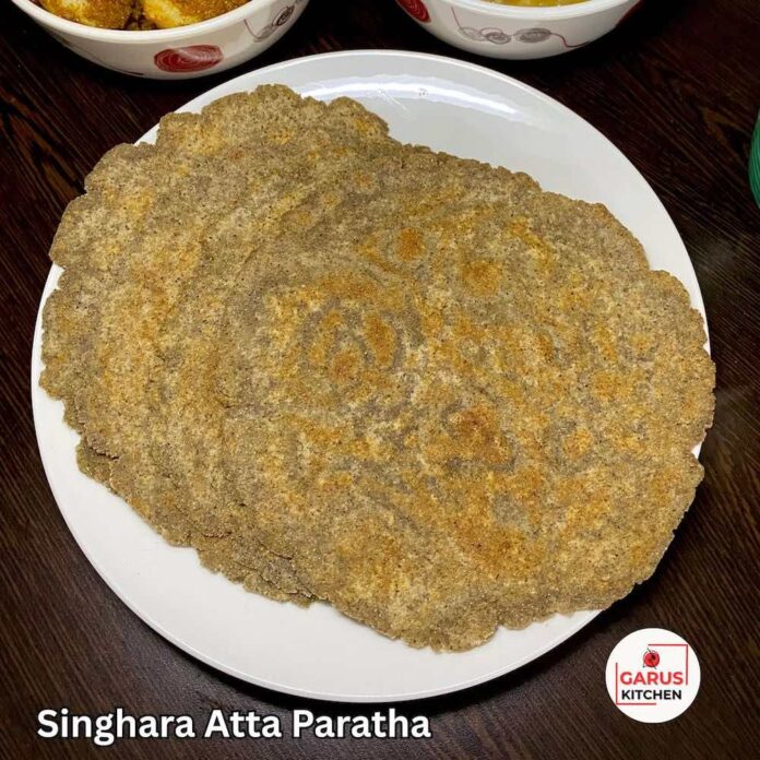 Singhara Atta Paratha Recipe