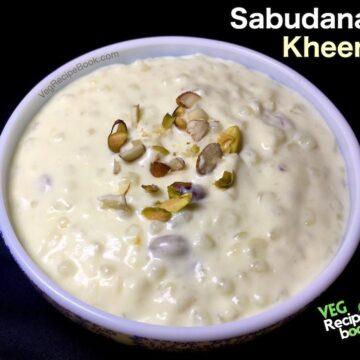 Sabudana Kheer Recipe | How to make sabudana kheer | Tapioca Pearls Pudding Recipe