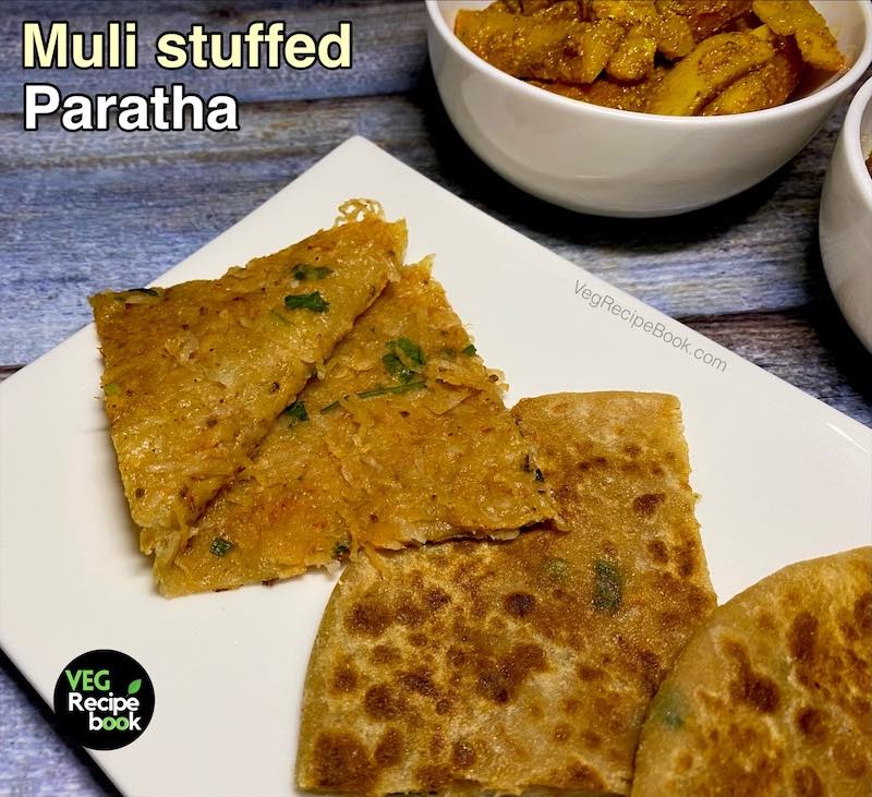 mooli ka paratha recipe | muli ke paratha