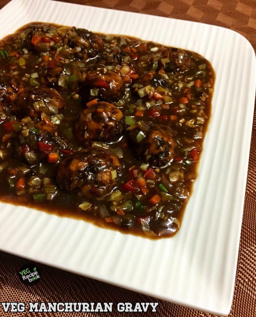 veg manchurian gravy recipe