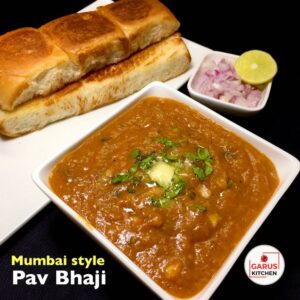 Mumbai Style Pav Bhaji Recipe | Bombay Bhaji Pav Recipe | Pav Bhaji Recipe Street style