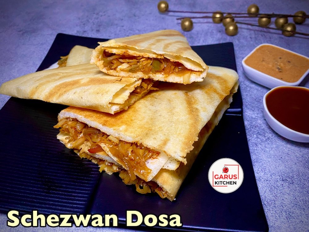 Schezwan Dosa Recipe