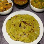 bathua makka roti recipe | bathua aloo ki makai roti recipe