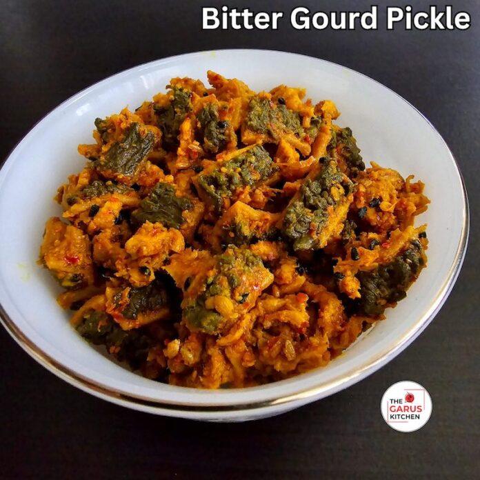 bitter gourd pickle recipe | karele ka achar recipe