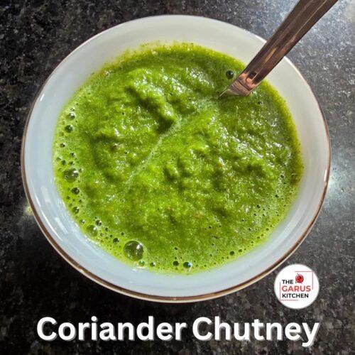 coriander mango chutney recipe | green chutney recipe | dhaniya chutney recipe