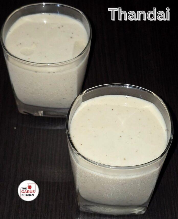 quick and easy thandai recipe | how to make thandai