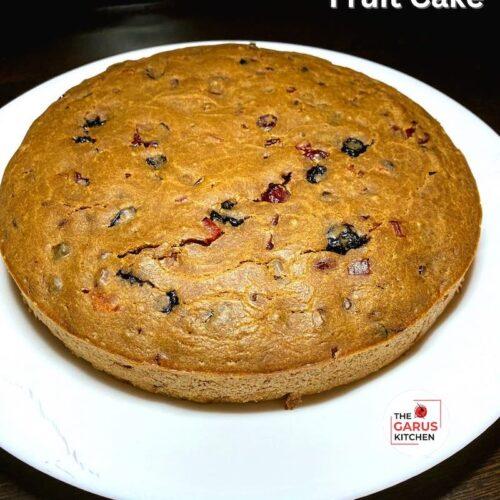 eggless fruit cake recipe | christmas cake recipe