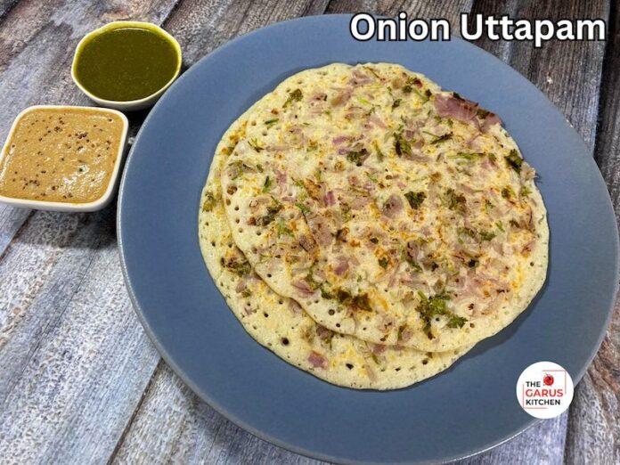 onion uttapam recipe hotel style | pyaaz uttapam recipe | onion utthapam recipe