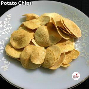 homemade aloo chips recipe | sun dried potato chips recipe | batata chips recipe