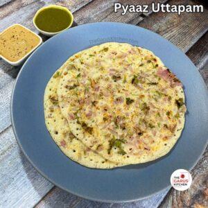 pyaaz uttapam recipe | onion utthapam recipe