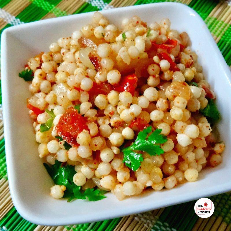 sago khichdi recipe | tapioca pearls khichdi recipe | vegetable sabudana khichdi recipe