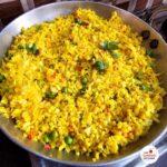 poha recipe with no onion no garlic | jain poha recipe