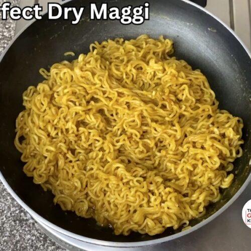 plain maggi recipe | how to make perfect dry maggi without stickiness