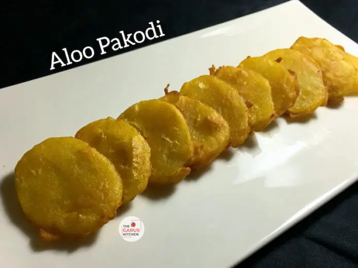 aloo pakoda recipe | how to make potato pakora | potato fritters recipe