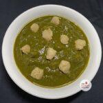 soya palak curry recipe | soya chunks spinach curry recipe