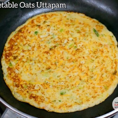 oats uttapam recipe | vegetable oats uttapam recipe