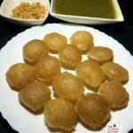 atta puri recipe for pani puri | atta golgappa recipe | puchka recipe