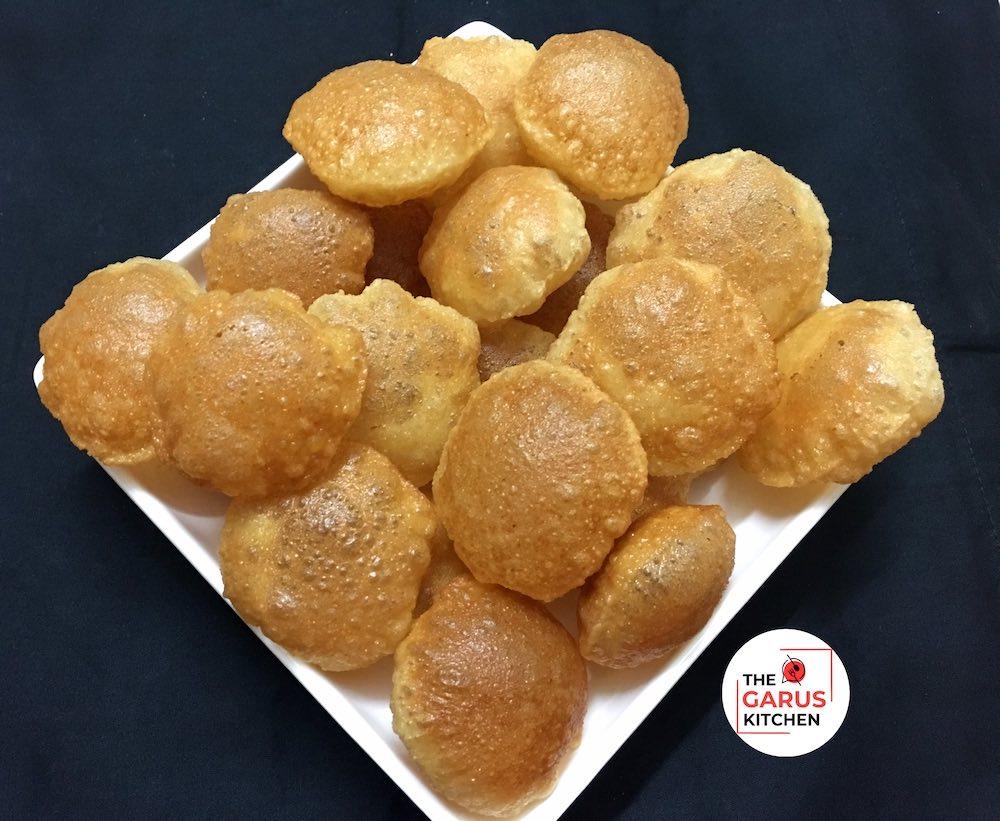 atta pooris for pani puri recipe