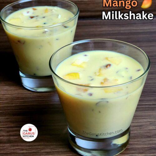 mango milkshake recipe | mango shake recipe