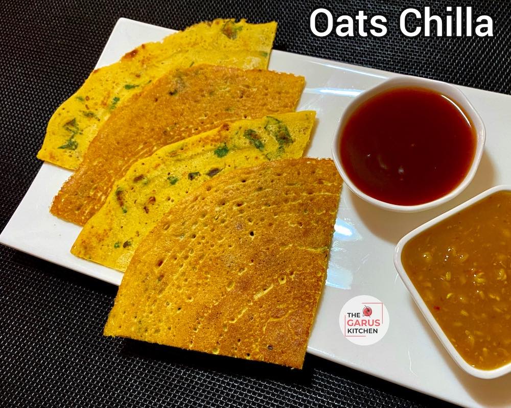 oats chilla recipe for weight loss | oats cheela recipe