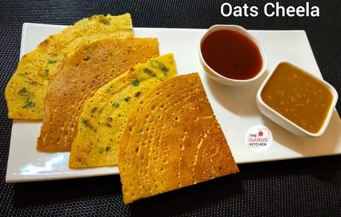 oats chilla recipe for weight loss | oats cheela recipe