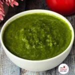 Coriander Garlic Chutney Recipe | Dhaniya Lahsun Chutney Recipe