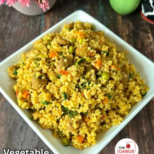 Healthy Dalia Pulao Recipe for weight loss | Vegetable Soya Dalia Recipe