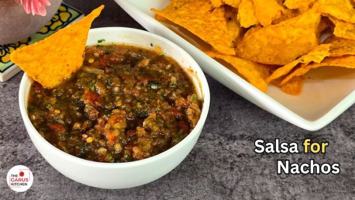 simple salsa recipe | nachos salsa recipe | how to make salsa