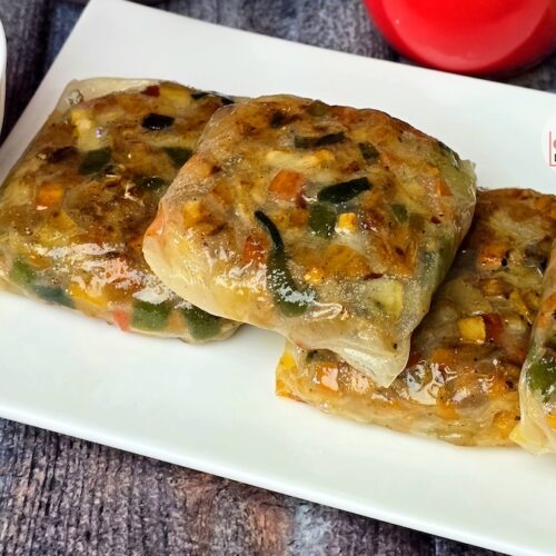 Rice Paper Dumplings Recipe | Pan Fried Vegetable Dumpling Recipe