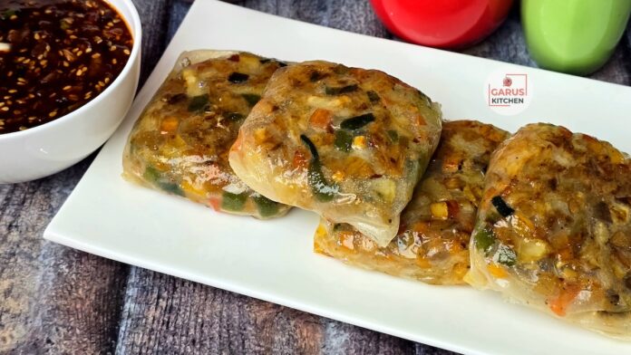 Rice Paper Dumplings Recipe | Pan Fried Vegetable Dumpling Recipe