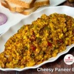 Cheesy Paneer Bhurji Recipe | Street Style Paneer Bhurji Recipe