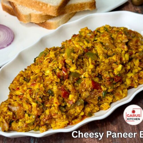 Cheesy Paneer Bhurji Recipe | Street Style Paneer Bhurji Recipe